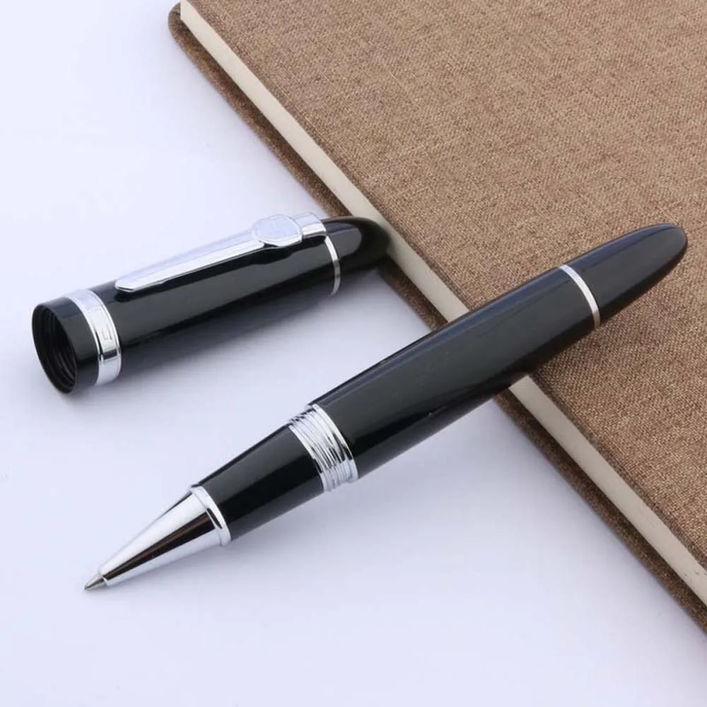 jinhao 159 Silver classic Twist metal black Rollerball Pen