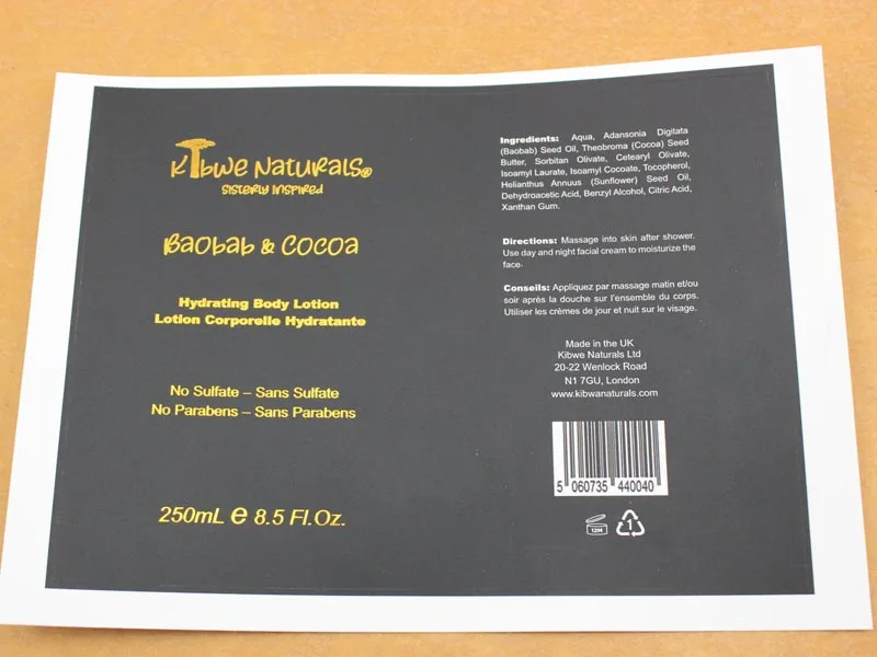 Special product sticker design with various of materials and logos for best price and excellent quality