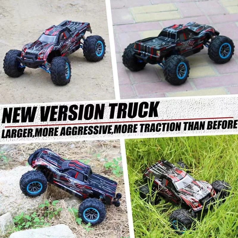 90KM/H High Speed RC Racing Car Alloy Brushless Motor Large Climbing Car Shock Absorber Waterproof Off Load Vehical Boy Toy Gift