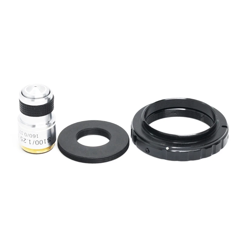 M42 to RMS Adapter Ring Microscope Objective RMS Thread to M42 for Micro Macro Photography M42x0.75 to Objective Drop