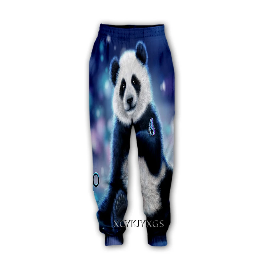 xinchenyuan Animal Panda 3D Print Casual Pants Sweatpants Straight Pants Sweatpants Jogging Pants Trousers K25