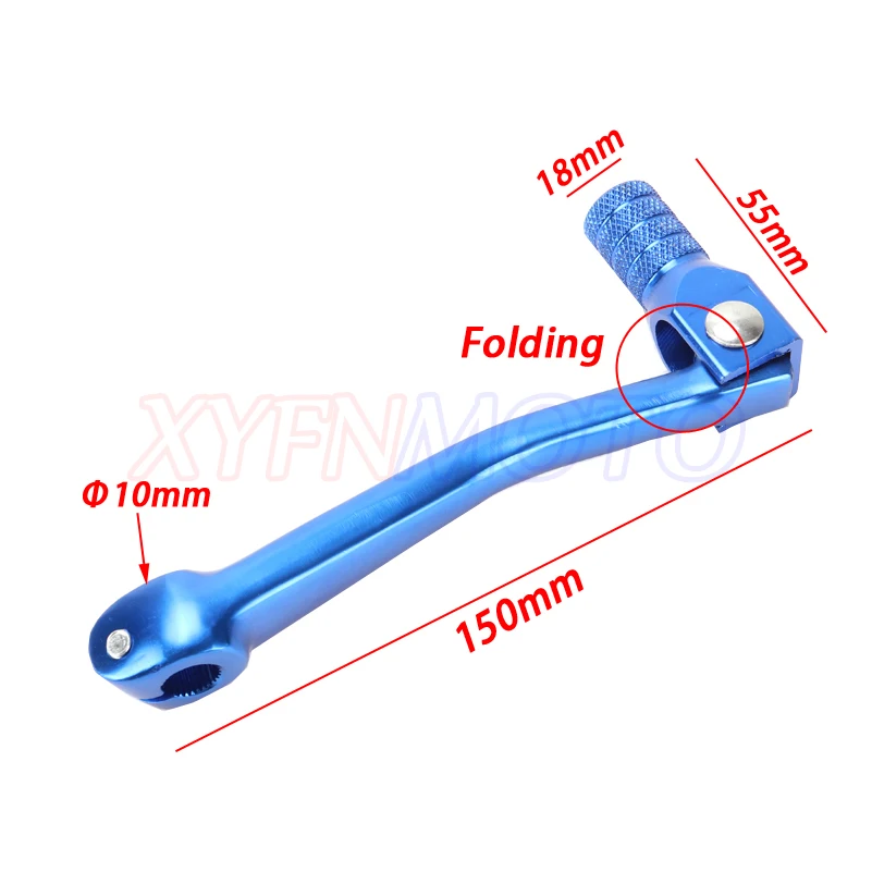 Motorcycle CNC Aluminum Folding Gear Shift Lever Fit Kayo Apollo Bosuer 110/125/140/150/160/250cc Dirt Bike Pit Bikes Gear Lever