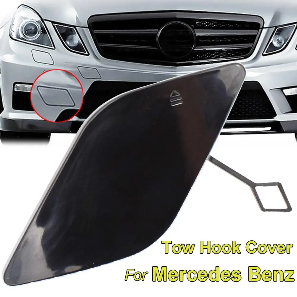 1PCS Front Bumper Tow Hook Cover Cap Car Replacement For Mercedes Benz E-class W212 E350 E400 E500 2008-2013 OE# 2128850126