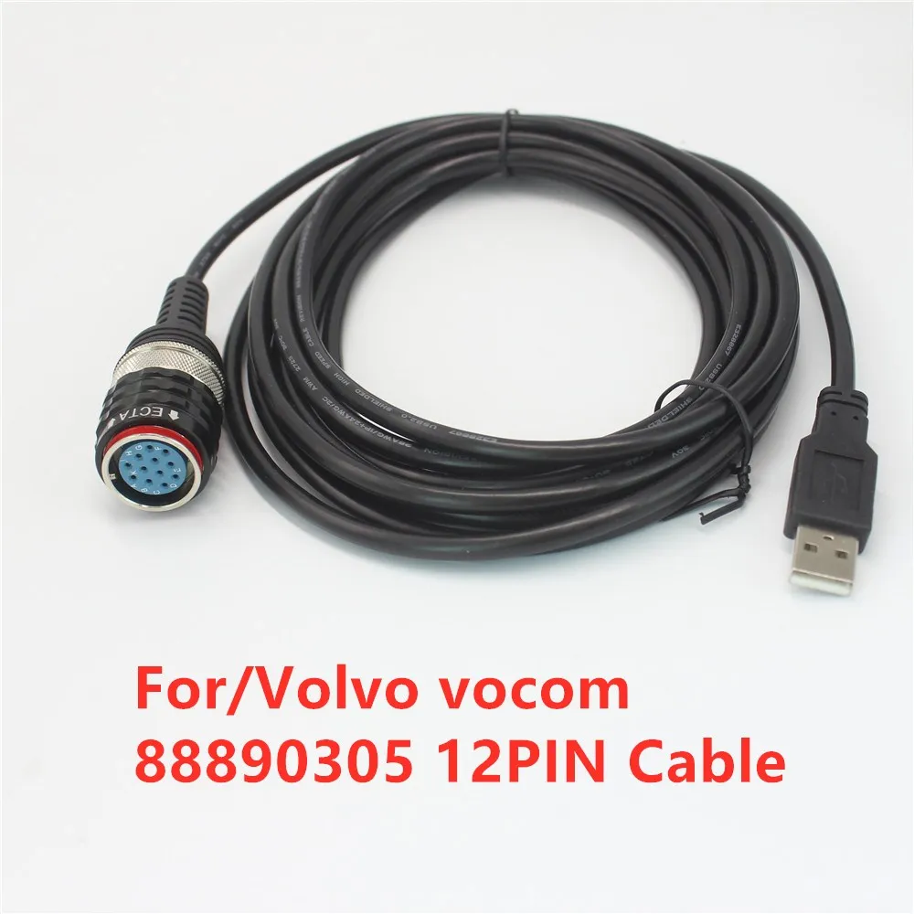 Cavi Acheheng per cavo usb volvo vocom cavo USB 88890305 per cavo scanner diagnostico volvo vocom 88890300 VOCOM II 88890400