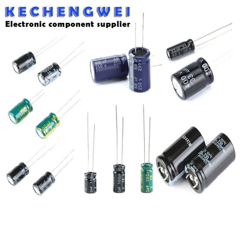 10V 16V 25V 35V 50V 400V High Frequency Low  Aluminum Capacitor 100UF 220UF 330UF 470UF 680UF 1000UF 1500UF 2200UF 3300UF