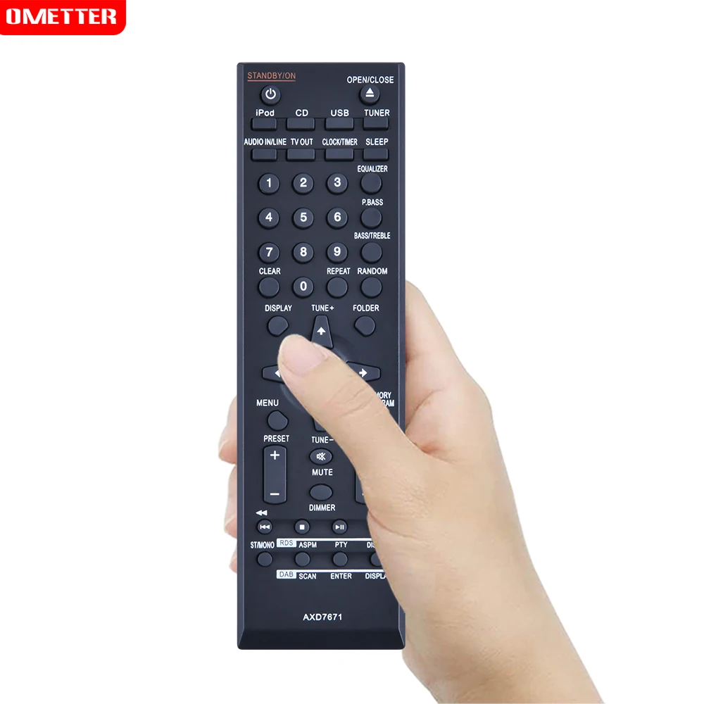 Remote Control For Pioneer AXD7671 X-CM31DAB-W X-CM31DAB-T X-CM31DAB-K X-CM31DAB-R Micro Hi-Fi CD Receiver Audio System