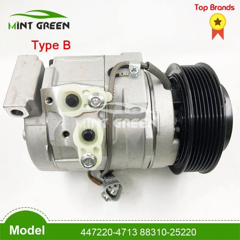 Brand new 10S15C FOR car air conditioning auto ac compressor for Toyota Fortuner Innova Hiace Hilux 447220-4713 88310-25220