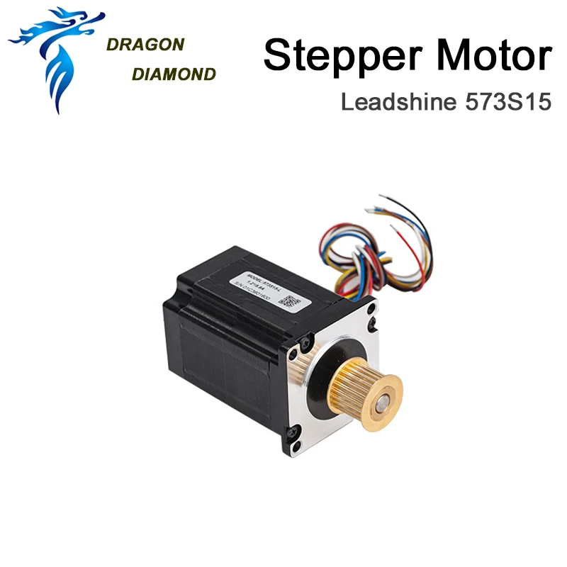 Laser Stepper Motor 573S15-L Leadshine 3 Phase NEMA23 5.8A Length 76mm Shaft 8mm For Laser Engraver