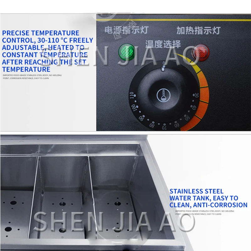 Kommerziellen neun-kopf nudel kochen nudel maker Multi-funktion nudel herd energiesparende würzigen pasta maschine hohe-effizienz