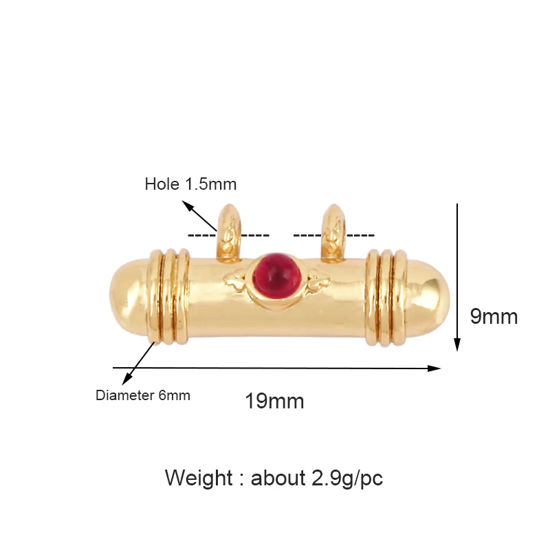 Grün rot blau zwei zwei Loch Charm Anhänger, glückliche böse Hamsha Hand DIY Schmuck Zubehör für Halsketten machen k08