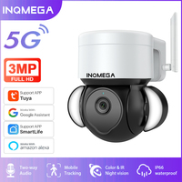 INQMEGA 5G Camera Smart Tuya PTZ Alexa Google Assistant PIR Detection Mobile Tracking Security CCTV Video Surveillance