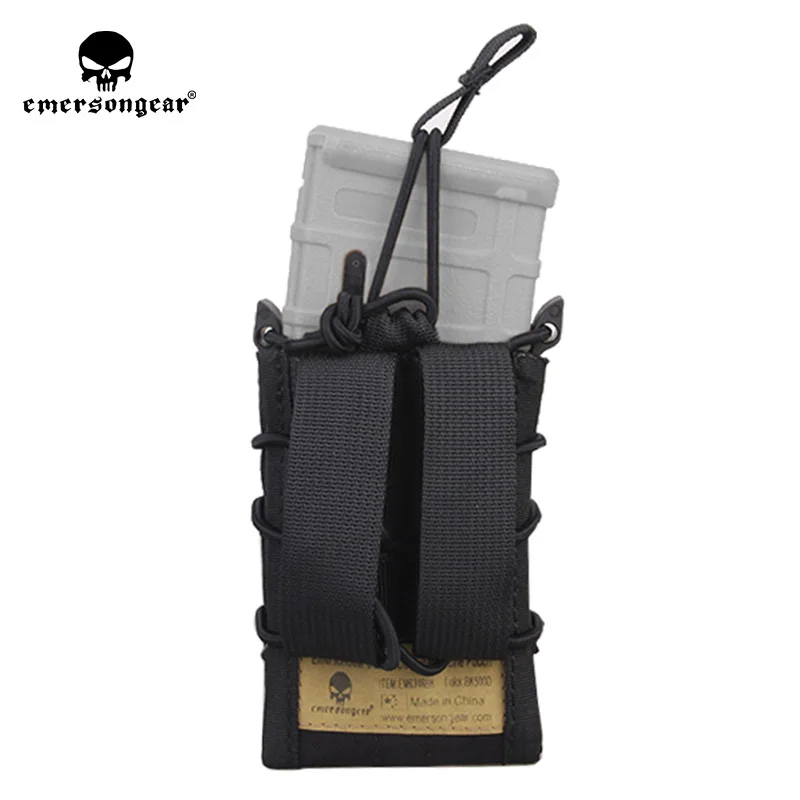 Emersongear Magazine Pouch Tactische MOLLE Open-Top SNELLE AK AR M4 FAMAS Mag Pouch Training Airsoft Jacht Tijdschrift houder