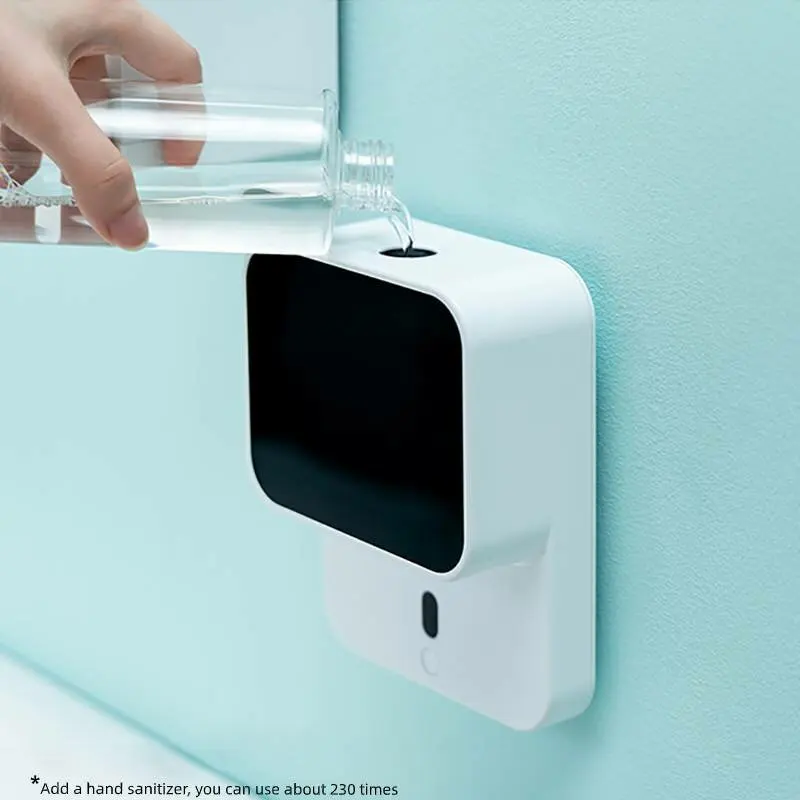 Imagem -06 - Xiaowei X5s 280ml Wall-mounted Usb Automatic Soap Dispenser Indução Mão Washer Led Temperatura Display