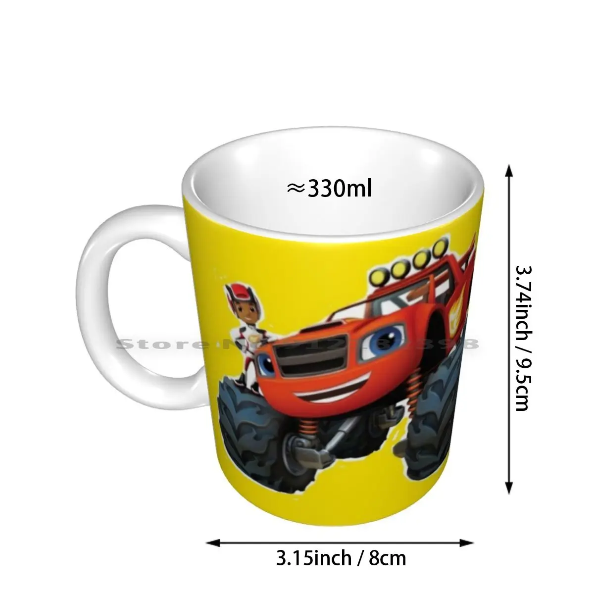 Ceramic Mugs Coffee Cups Milk Tea Mug Show Science Technology Engineering Mathematics Nick Jr Blaze Miscellaneous Racing Others