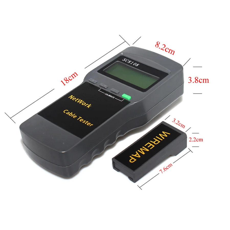 network cable tool rg45 tester ethernet wiremap rj45 cat5 cat5e cat6 cat7 wire breakpoint length range finder find line