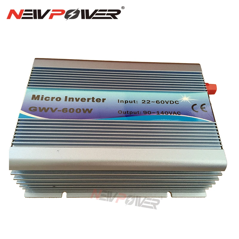 

600W Grid Tie Inverter for 18V 36V Solar Panel MPPT Function DC 22~60V to AC 220/110V Pure Sine Wave Micro On Grid Tie Inverter