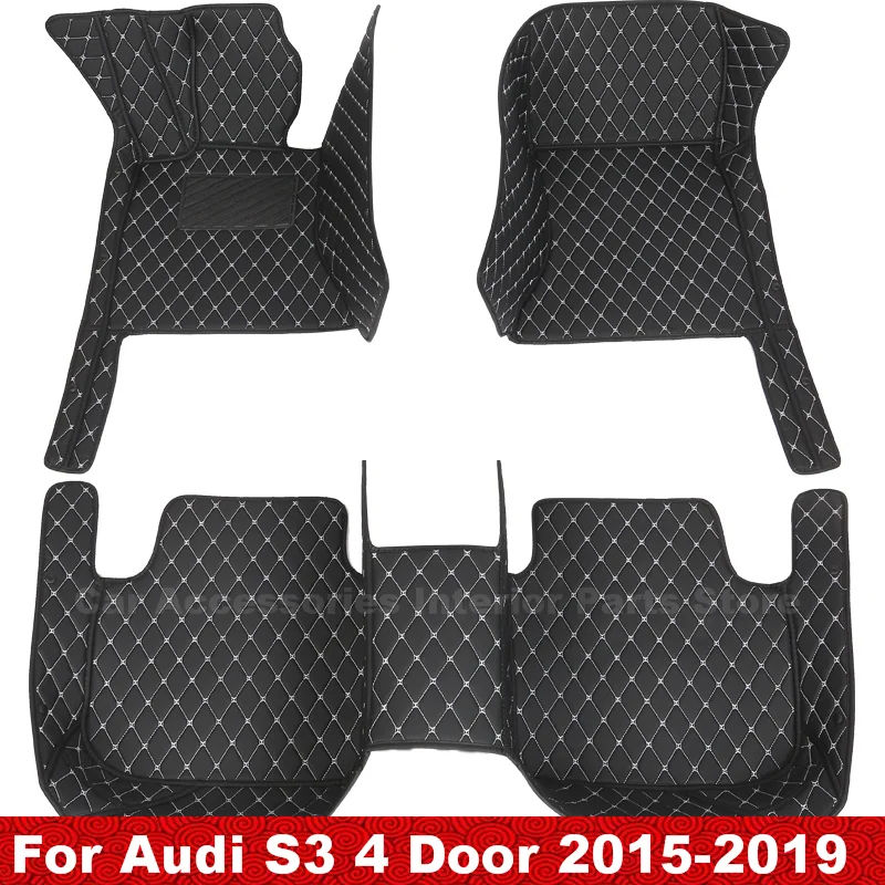 

Car Floor Mats For Audi S3 4 Door 2019 2018 2017 2016 2015 Carpets Styling Custom Accessories Interior Parts Waterproof Carpets