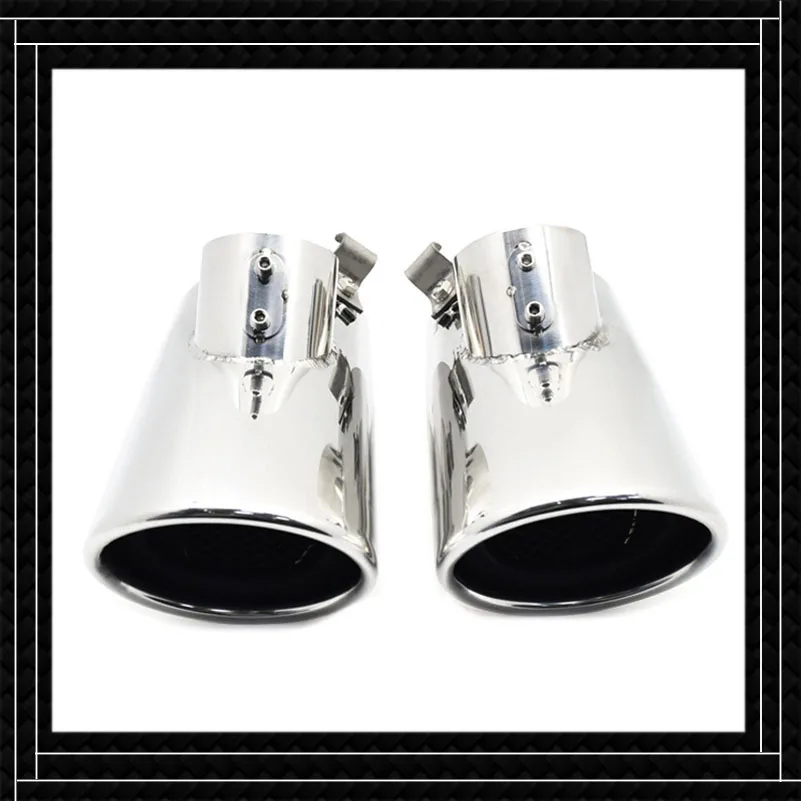 

One Pair Stainless Steel Muffler Tip Car Back System For Me-rcedes B-enz W220 S Class S320 S350 S500 S600 Exhaust Pipe End Tip