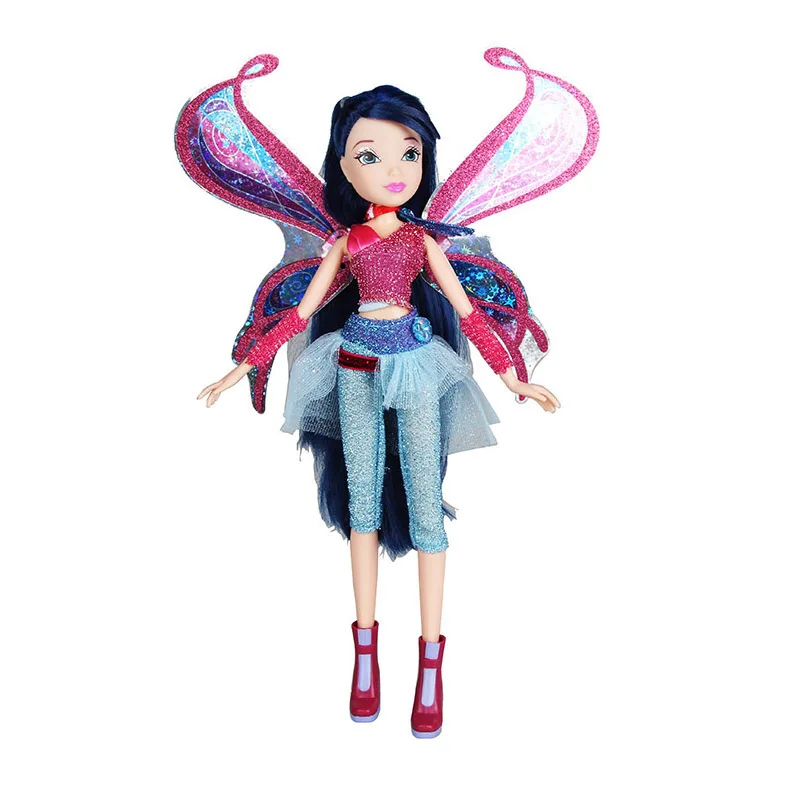 28cm High Believix Fairy&Lovix Fairy Rainbow Colorful Girl Doll Action Figures Fairy Bloom Dolls with Classic Toys for Girl Gift