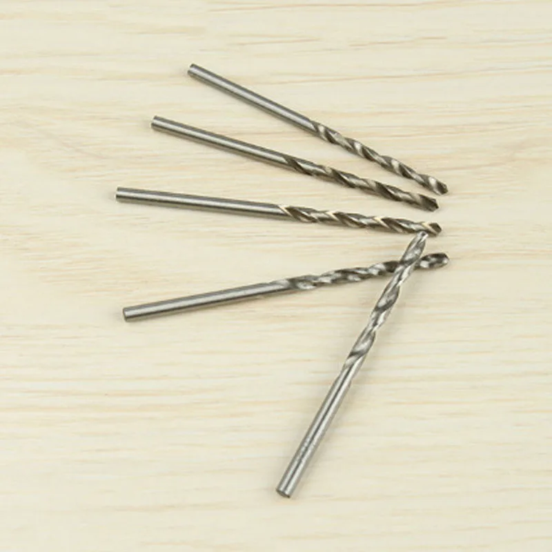 0.5-2.9Mm Mini Mũi Bền Tốc Độ Cao Chất Liệu Thép HSS Tay Cầm Thẳng PreciseTwist Nhỏ Mũi Khoan Gỗ các Bộ Phận