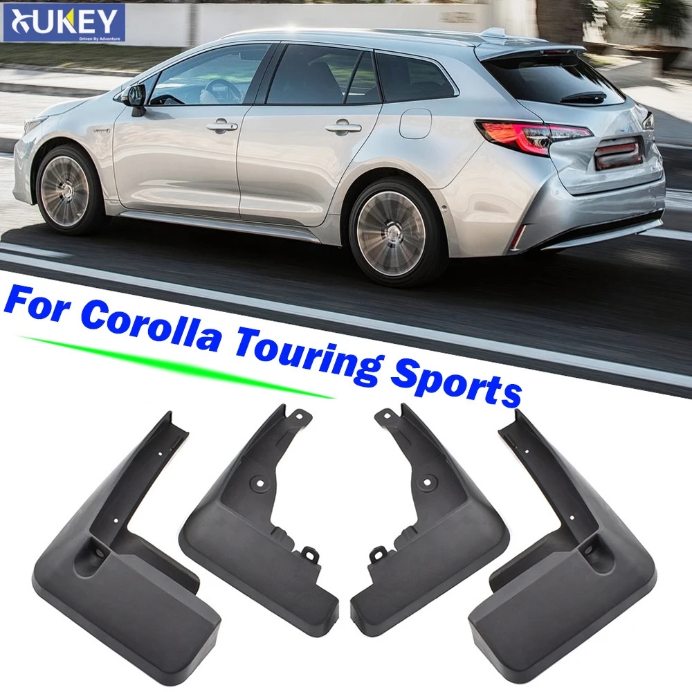 Flaps de lama dianteiro e traseiro do carro para Toyota Corolla E210, Touring Sports Estate, protetores contra respingos, Fender, Mudflaps, 2019-2023, 4 unidades por conjunto