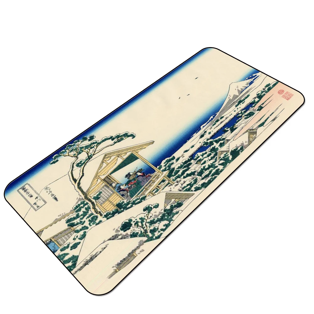 MRGLZY Large Mouse Pad Computer Pad Keyboard Rest Gaming Accessories Best Seller 400X900MM Japanese Ukiyo-e Desk Pad