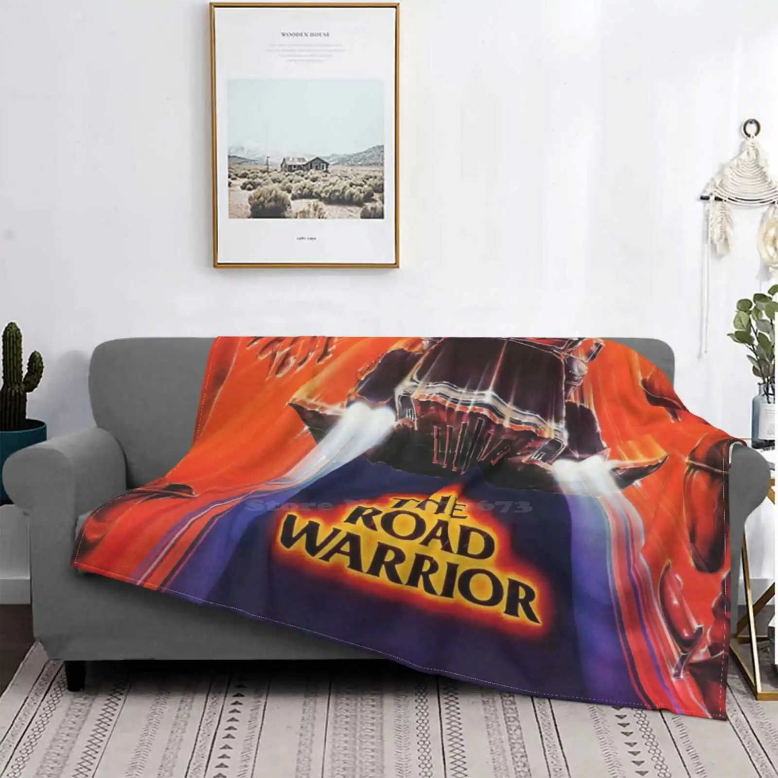 The Road Vintage Movie Poster Trend Style Funny Fashion Soft Throw Blanket The Road Mad Max George Miller Mel Humungus Sci Fi