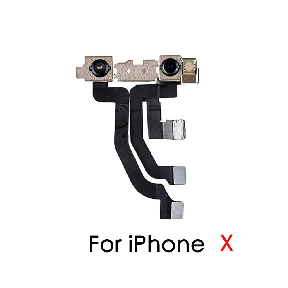 Front Camera Flex Cable For iPhone X XR Xs Max With Proximity Sensor Flex No Face ID Phone Parts Replacement