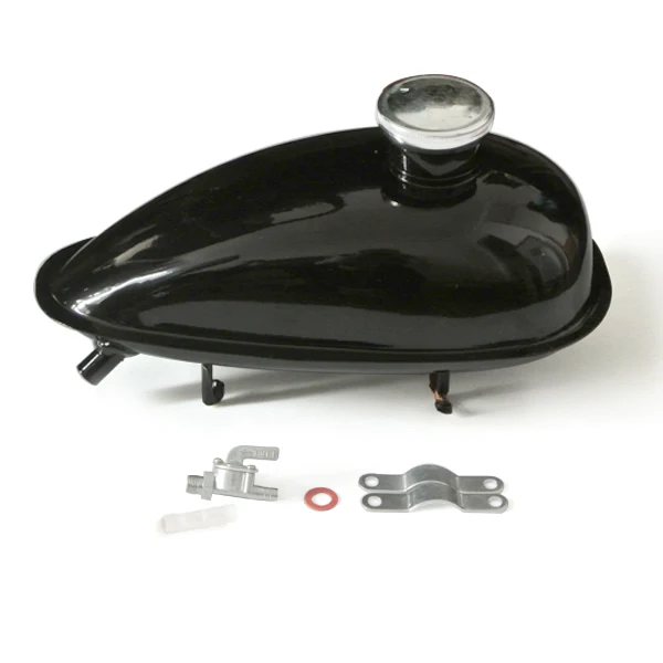 2L Gas Tank & Cap Petcock 0.5 Gallon for 49cc-80cc Engine Motorized Bicycle