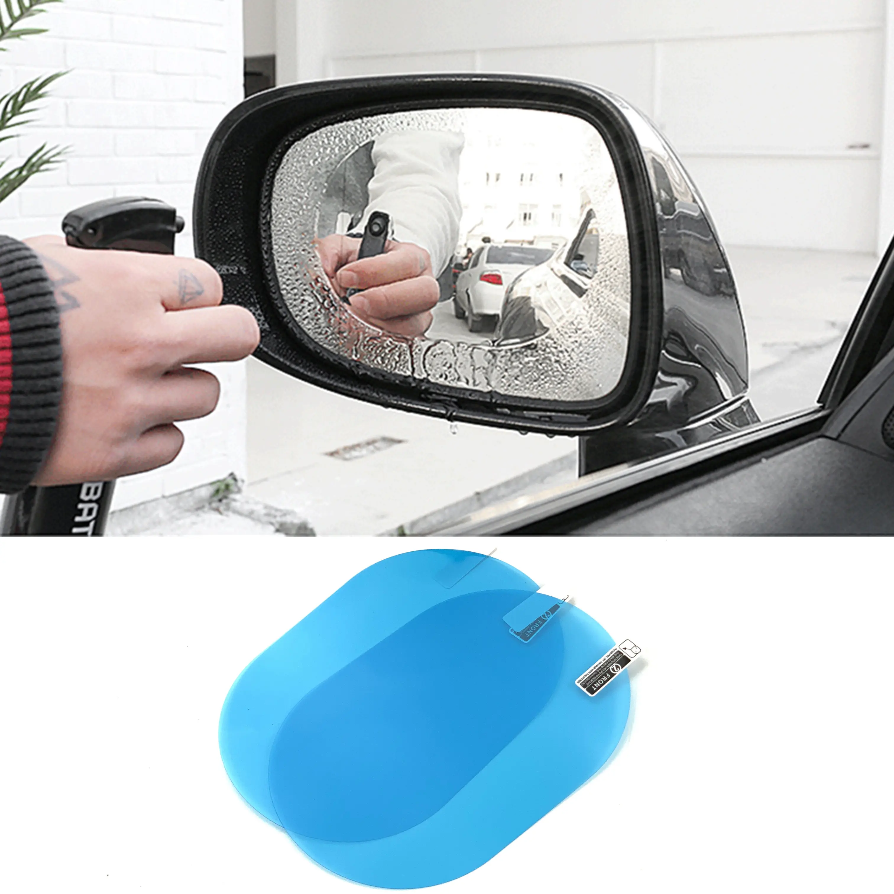 Car Rearview Mirror Anti Water Anti Fog film For Jeep Grand Cherokee Compass Commander Wrangler Rubicon SAHALA Patriot Gladiator