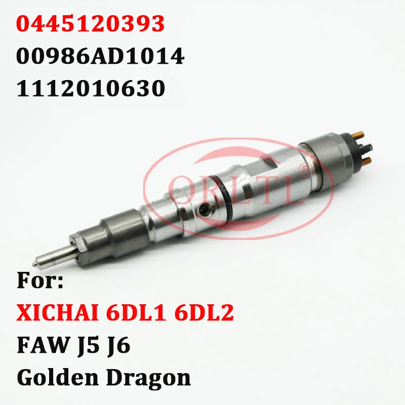 

Diesel 0445120393 Injector Nozzle Tips 0 445 120 393 Common Rail Sprayer 00986AD1014 Spare Parts For FAW 1112010630