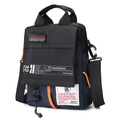 Sac à bandoulière en nylon imperméable pour hommes, sac à bandoulière pour garçons, sac messager pour hommes, sacs à main d'affaires pour hommes, haute qualité, nouveau