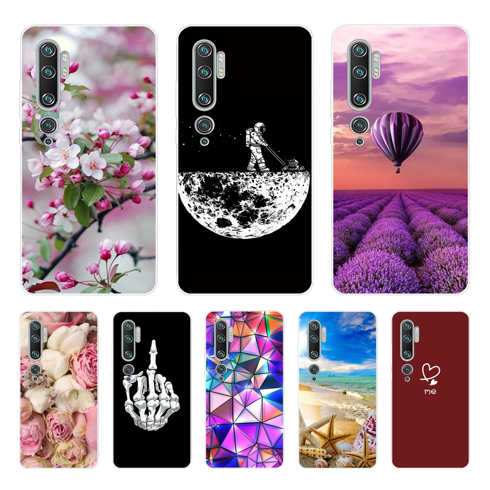 Case for Xiaomi Mi Note 10 Pro Case Soft TPU Silicon Cover for Xiomi Mi Note 10 Note10 Pro Case Coque Bumper Shockproof Shell