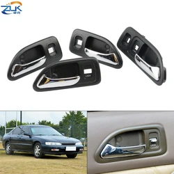 ZUK Chroming Car Interior Door Handle For HONDA ACCORD 1994 1995 1996 1997 SV4 Inner Door Handle Black Gray Brown Color