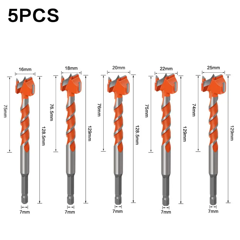 1PC 16Mm-25Mm Lagi Forstner Tips Alat Lubang Saw Cutter Engsel Membosankan Bor Bit Round shank Wolfram Karbida Cutte