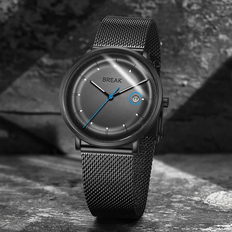 Top Unique Creative Watches Men Fashion Ultra Thin Hombre Simple Minimalist Style Dress Quartz Unisex Casual Wrist Watch