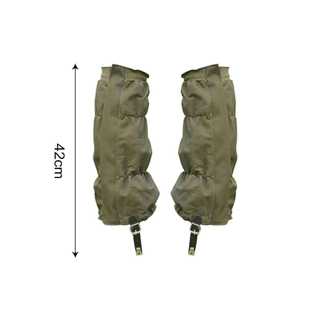 1 par à prova dwaterproof água ao ar livre caça trekking polainas sapatos perna mais quente guarda de perna selva proteção inseto neve areia floresta gaiter