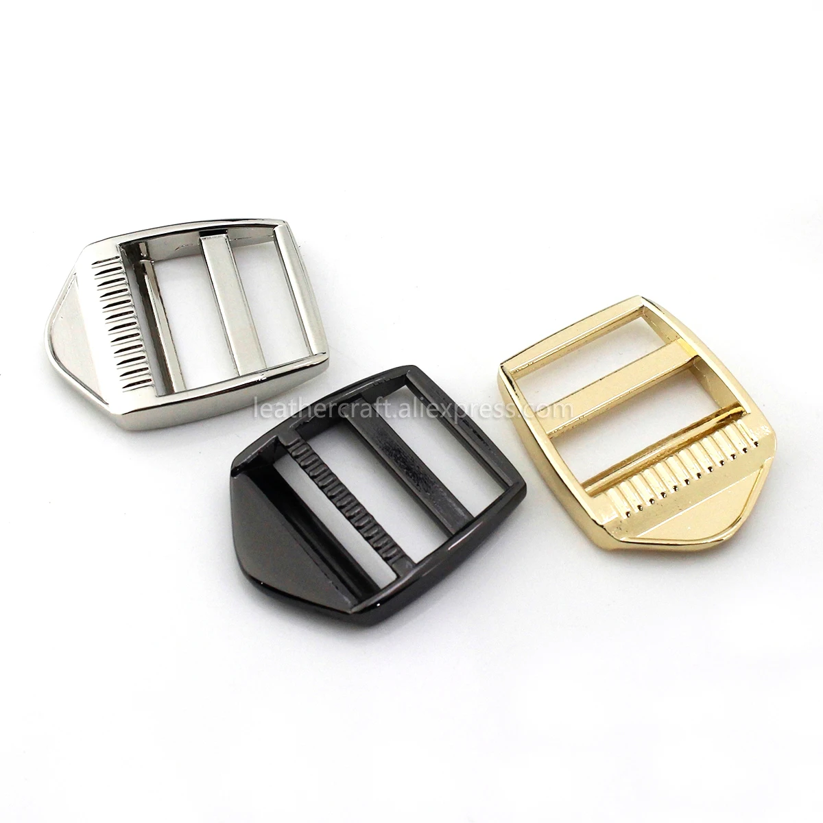 1pcs Metal 2 Bar Buckle for Webbing Backpack Bag Strape Belt Fabric Leather Craft Purse Pet Collar Clasp High Quality