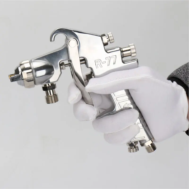 Free Shipping,Prona R-77 Paint Spray Gun, 1.5,2.0,2.5,30.1.2Mm Nozzle To Choose,Siphon,Gravity,Pressure R77 Painting Gun