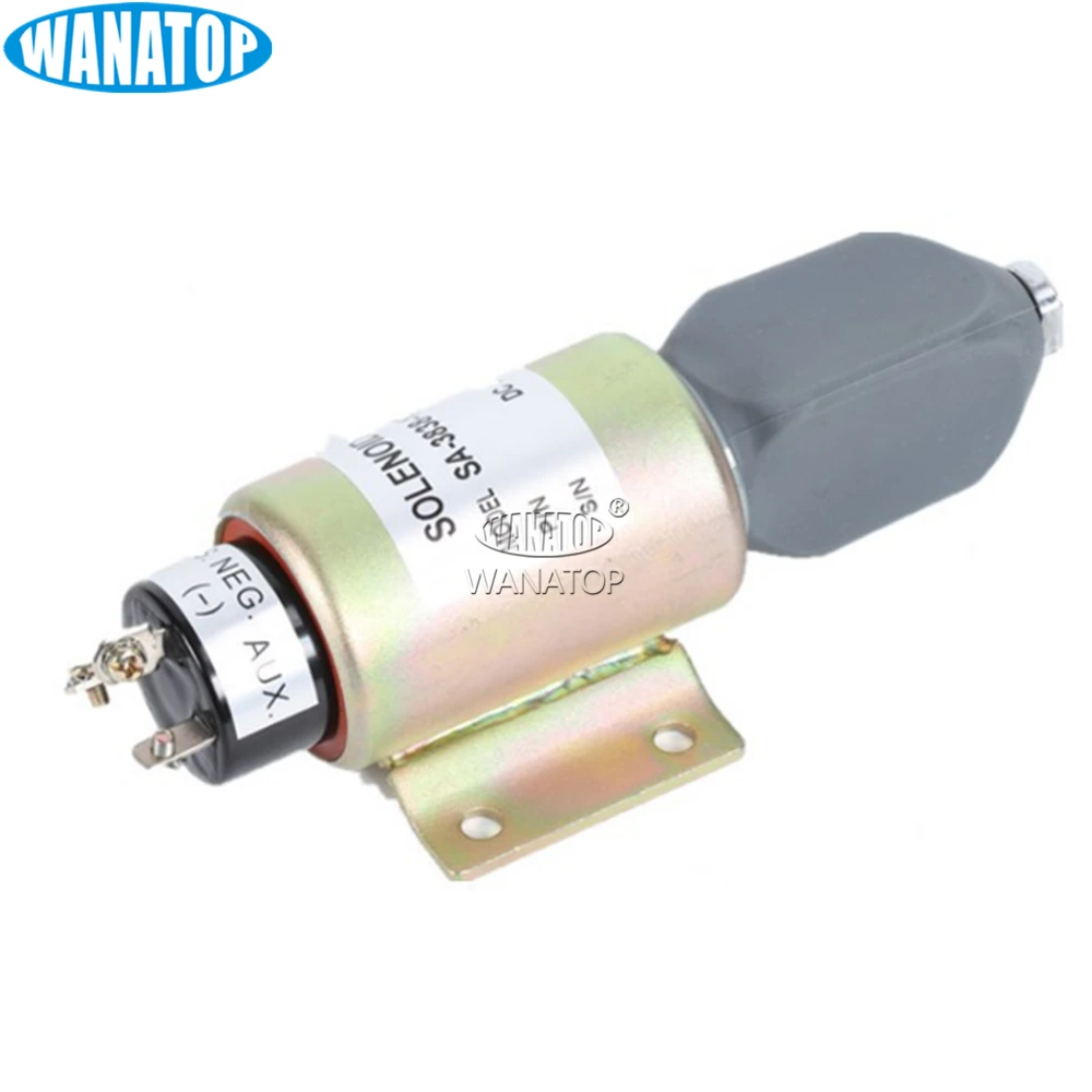 

24V electric solenoid 2003-24E7U1B1S2A 2001-24E2U1B1S1A 2370-24ESU1B5S SA-3838-24 for 6BT 5.9L diesel engine