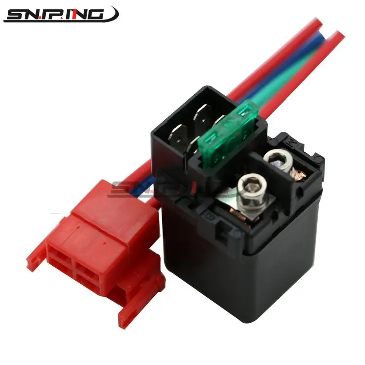 Motorcycle Starter Relay 12V For Kawasaki Z750 KLR650 KLE400 KLE500 ZRX1100 ZRX1200 Motor relay