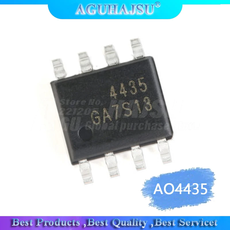 10pcs  AO4435 APM4435 4435 SI4435D SOP-8