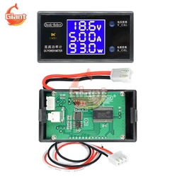 DC 0-50V Digital Voltmeter Ammeter Wattmeter Power Current Voltage Meter Power Detector Monitor Volt Tester Meter 5A 250W 5V 12V