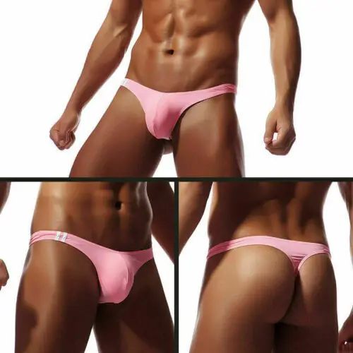 New Hot Sale10 Styles Men\'s Underwear T-Back G-String Briefs Sexy Breathable Tangas Thong Lingerie Fashion Breathless Thong Male