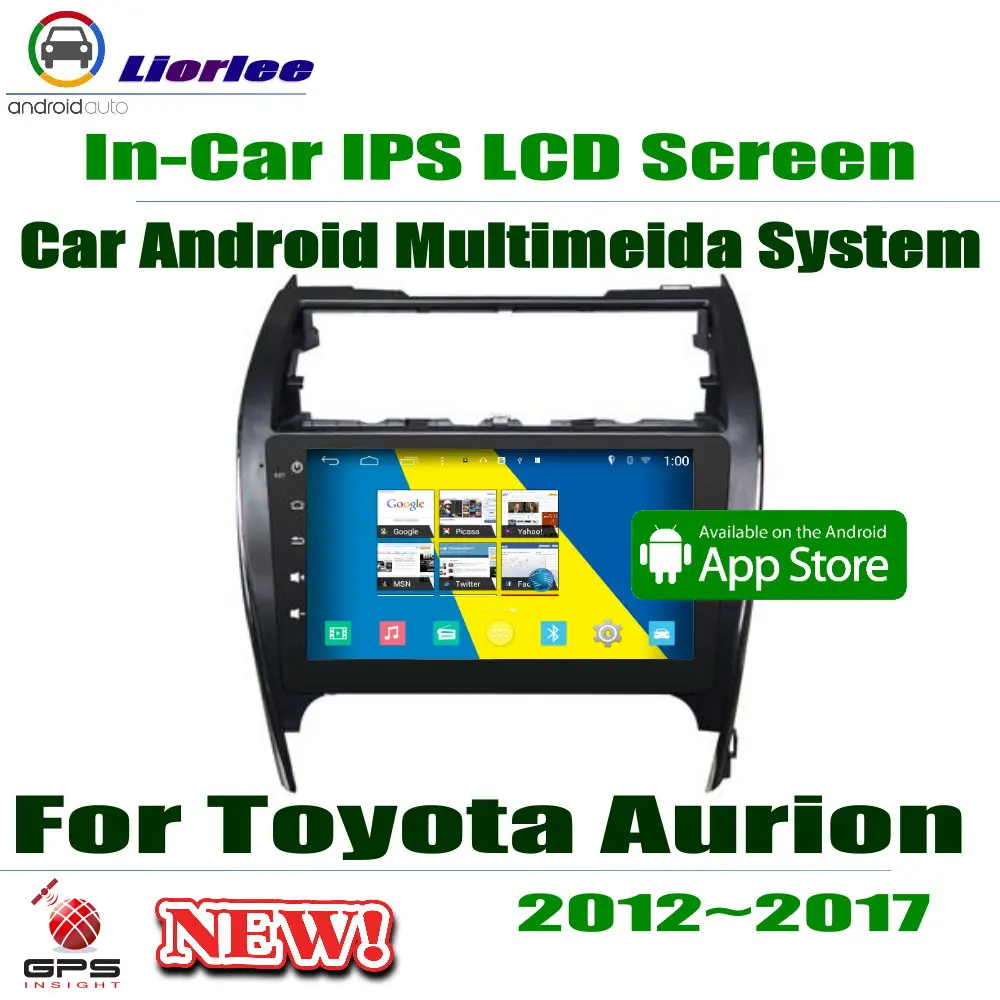 

Car Android Player For Toyota Aurion / Camry (XV50) 2012-2017 10.1" IPS LCD Screen GPS Navigation System Radio Video Stereo