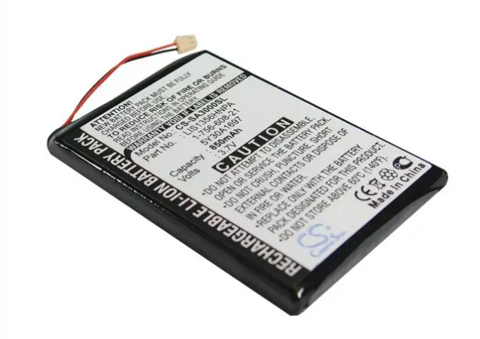 cameron sino 850mah battery for SONY NW-A3000 series NW-A3000V 1-756-608-21 5Y30A1697 LIS1356HNPA MP3, MP4, PMP Battery