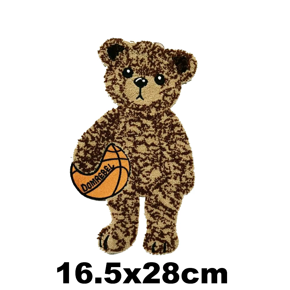 Accessories large embroidery big bear animal cartoon patches for clothing OR-33