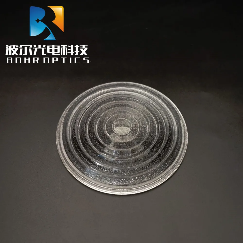 Round Glass Spotlight Diameter80mm EFL50mm Fresnel Lens for Stage Lamp Magnifier Threaded Lenses