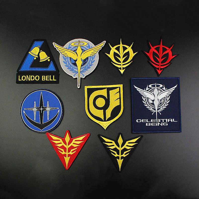 Londo Bell Anaheim School E.F.S.F. End War Memorial ZEON Flag Orphans Patch GUNDAM Military Tactical Badges for Clothes Backpack