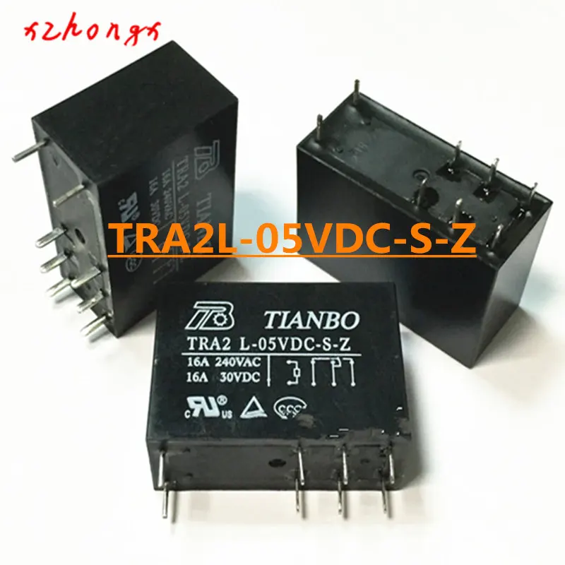 

3PCS TRA2L-12VDC-S-Z TRA2L-05VDC-S-Z TRA2L-24VDC-S-Z TRA2L-48VDC-S-Z 8PINS 16A 12VDC Power Relay